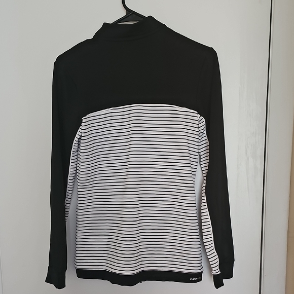 Adidas Black and White Performance Jacket with Stripes - Picture 3 of 6